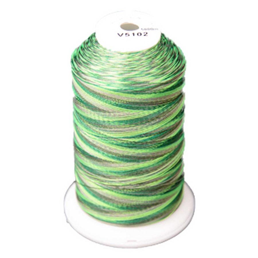 Exquisite Medley Variegated Thread - 102 Forest 1500M Spool
