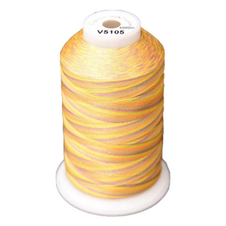 Exquisite Medley Variegated Thread - 105 Citrus 1500M Spool