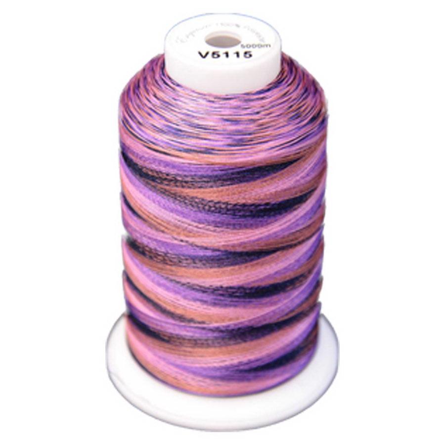Exquisite Medley Variegated Thread - 115 Pansy Patch 1500M Spool