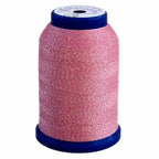 Serger thread Exquisite Snazzy Lok pink glitter 1000m spool