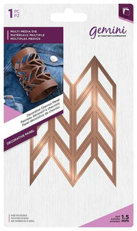 Gemini Multi Media Die - Decorative Chevron Panel