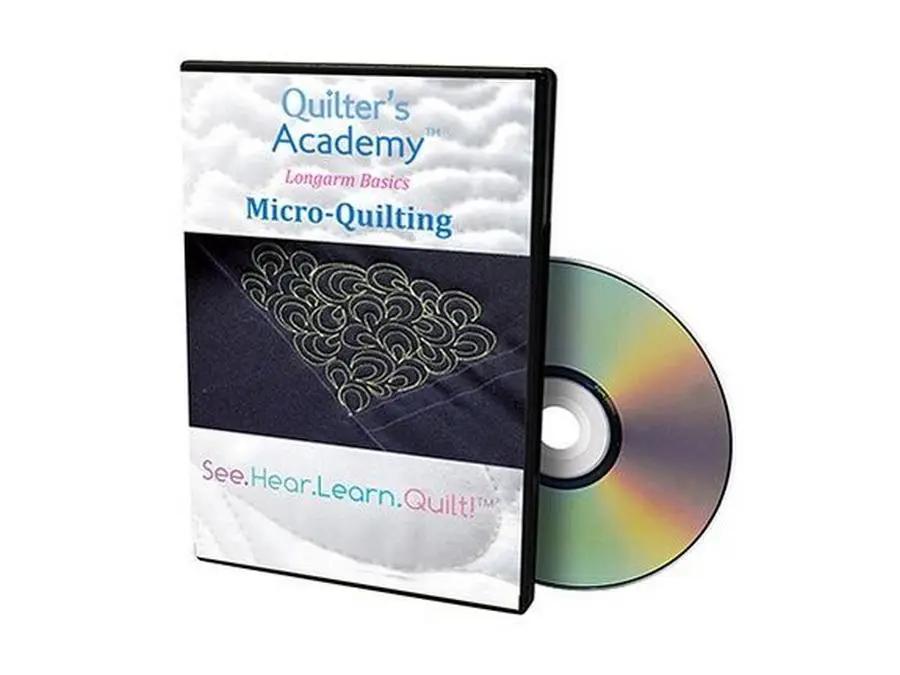 Handi Quilter DVD: Quilters Academy Longarm Basics Micro-Quilting with disc