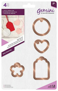 Gemini Multi Media Bag Making Metal Die - Bag Tag Set