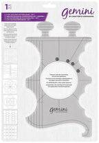 Gemini 6-in-1 Quilting Pattern Guide ruler set, Set 1