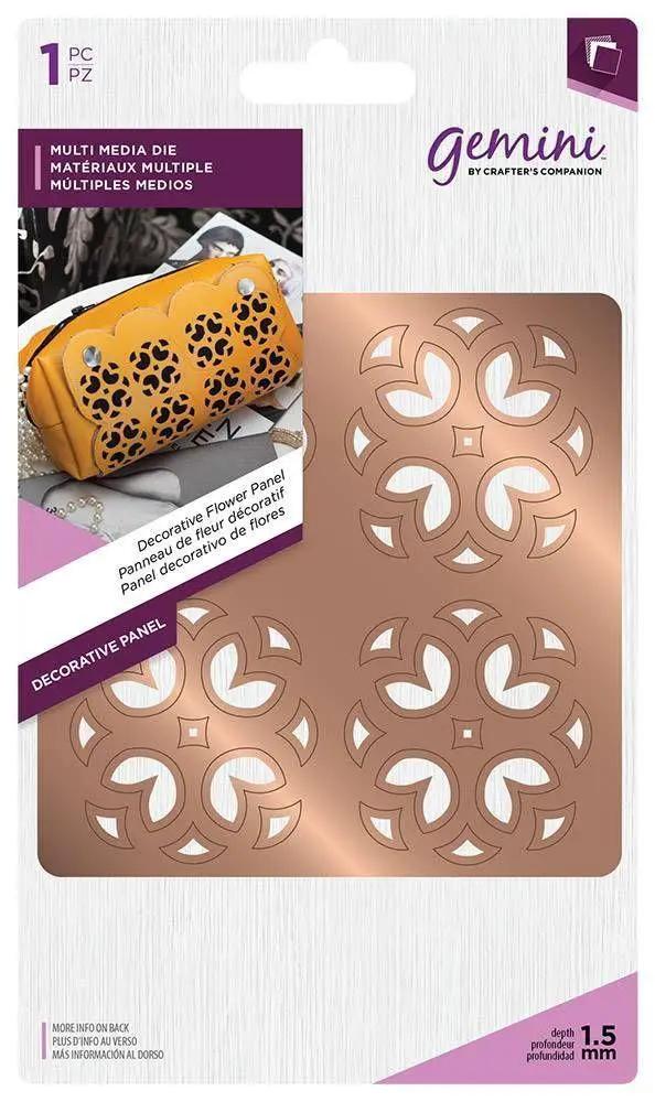 Gemini Multi Media Die - Decorative Flower Panel - Sewingmachinesplus.com