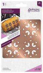 Gemini Multi Media Die - Decorative Flower Panel - Sewingmachinesplus.com