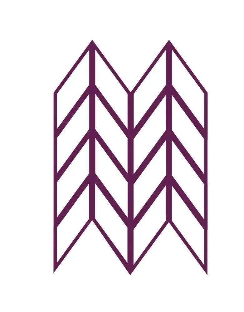 Gemini Multi Media Die - Decorative Chevron Panel - Sewingmachinesplus.com