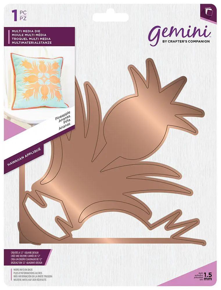 Gemini Multi Media Hawaiian Applique Die - Pineapple - Sewingmachinesplus.com