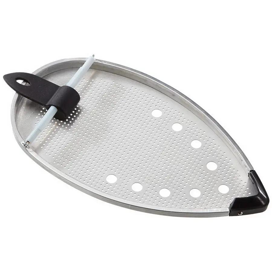 Laurastar Softpressing soleplate for ironing board cover; perforated metal plate with strap