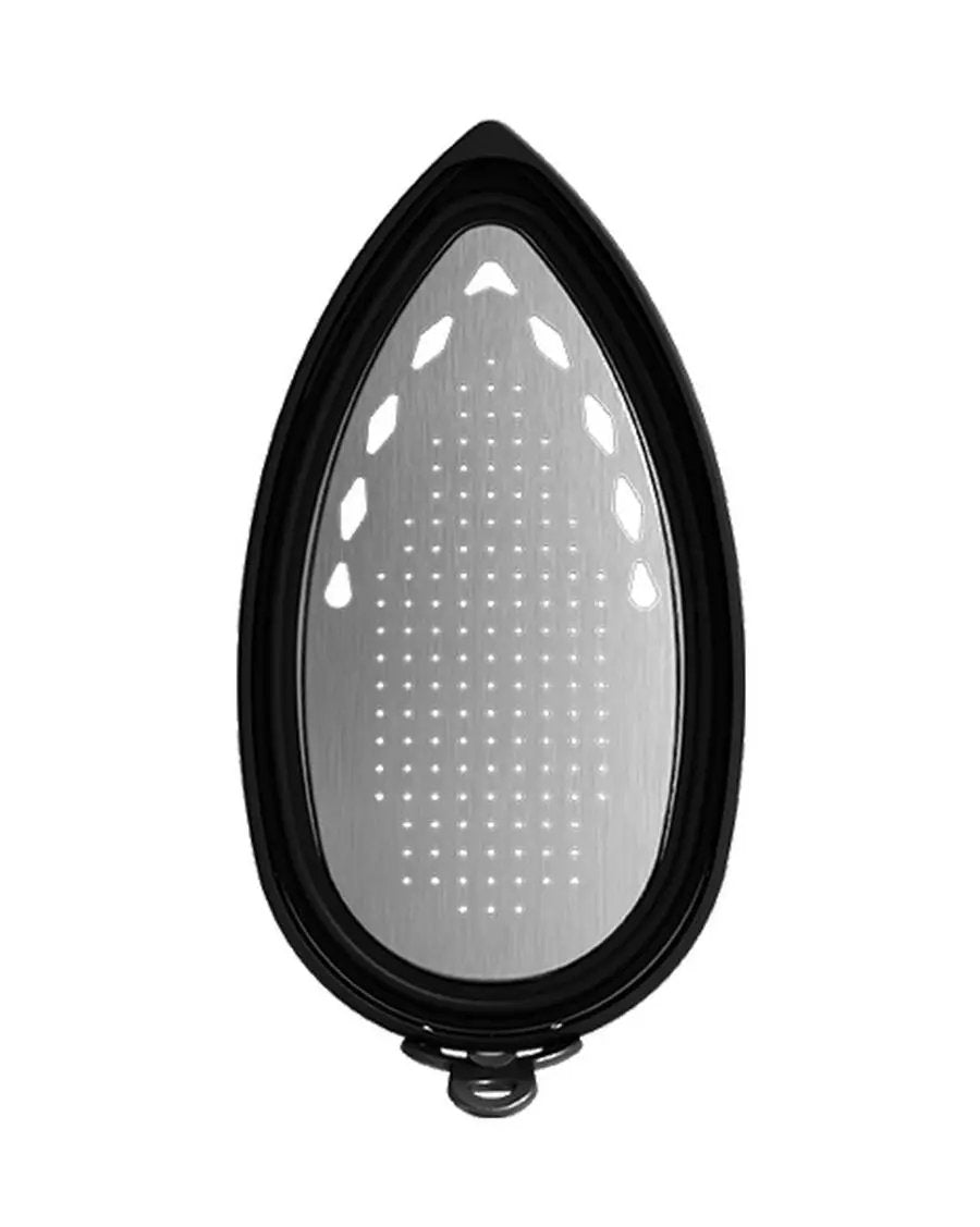 Laurastar 3D Protective Soleplate for Lift+ models, black frame with silver metal surface.