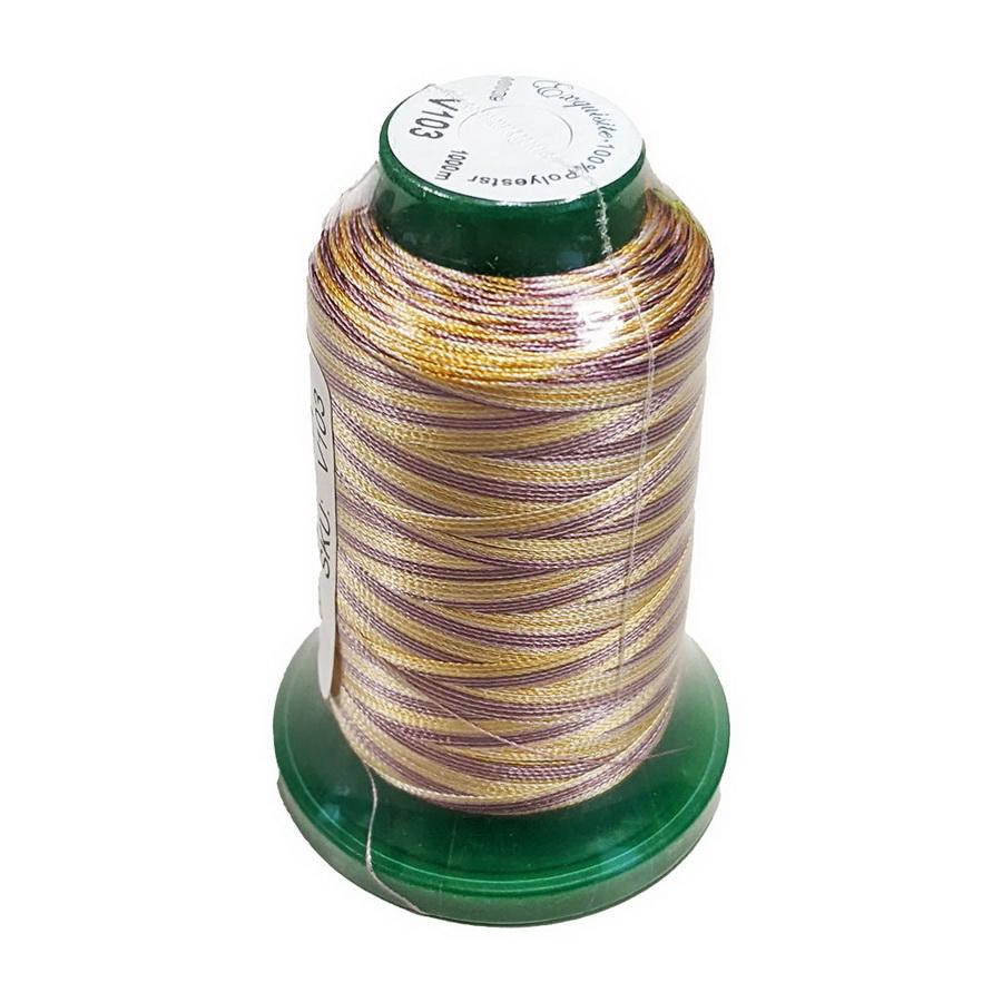 Exquisite Medley Variegated Thread - 103 Flamingo 1500M Spool