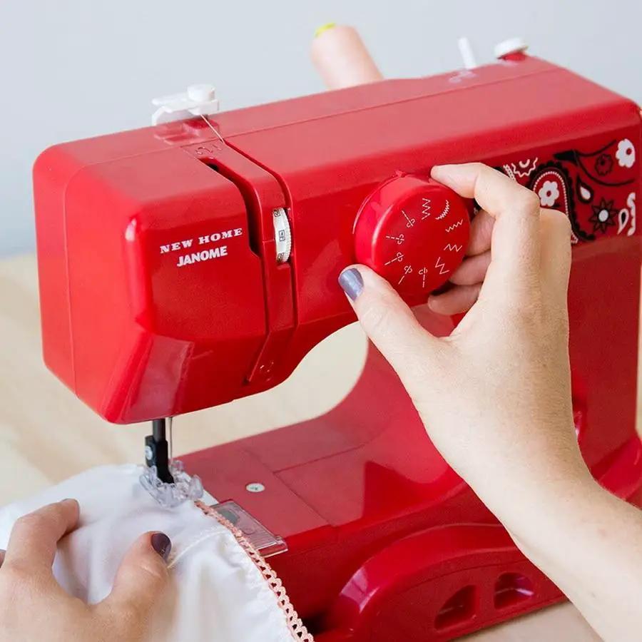 Janome Derby Line portable sewing machine in Bandana Blush color