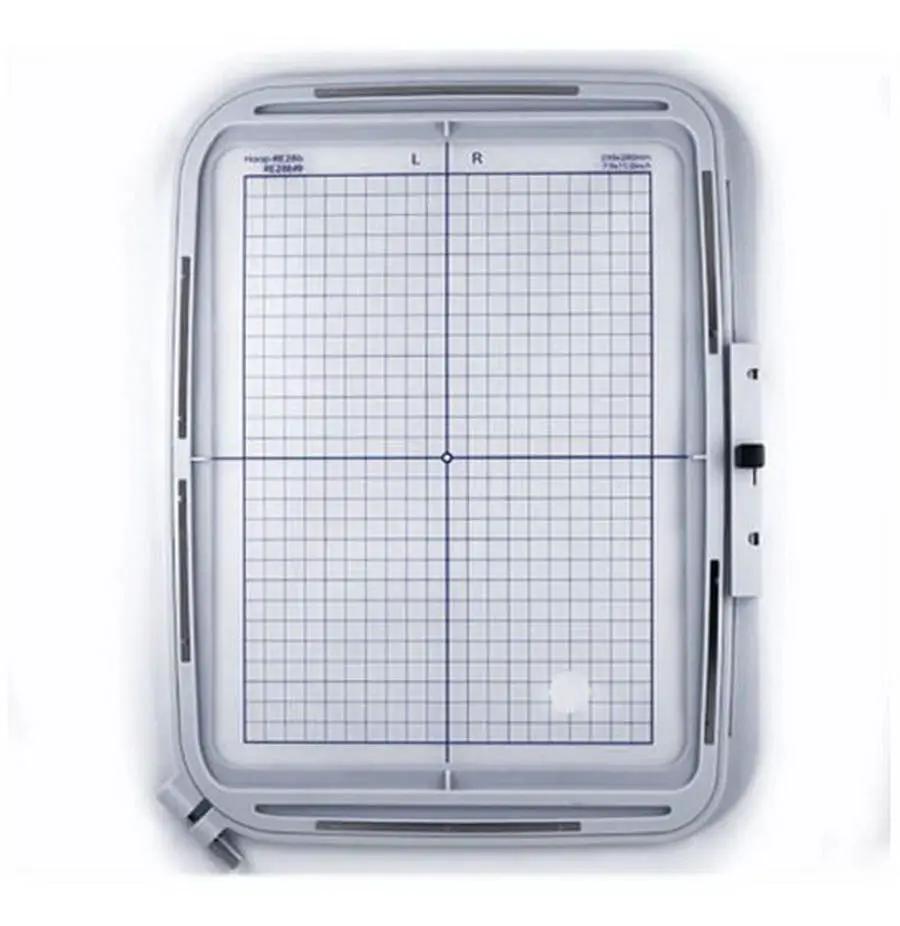 Embroidery hoop, white frame, Janome Sew Tech 200mm x 280mm JA809 RE28b