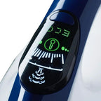 Reliable Maven 120IS ironing system iron with digital display and blue body