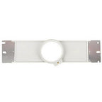 Sew Tech Melco 400 mm Arm Embroidery Frame, white metal frame with central hoop and mounting brackets