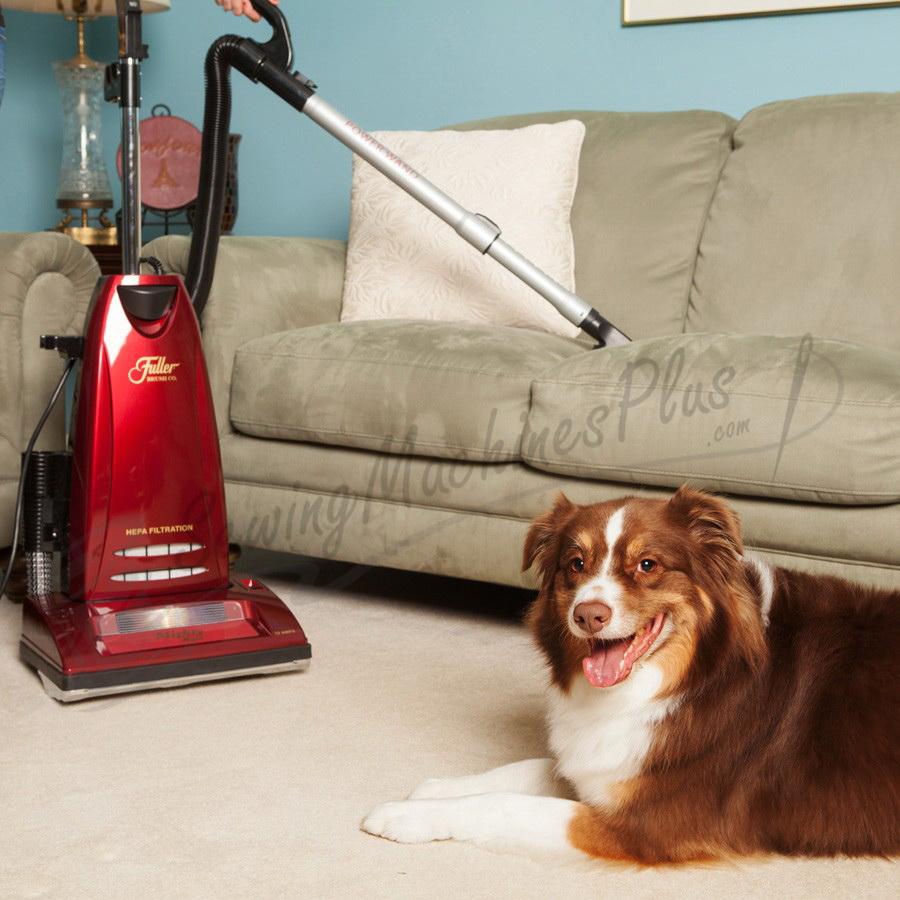 Fuller Brush Mighty Maid Vacuum with Carpet/Floor Switch (FB-MMPWCF4) Red