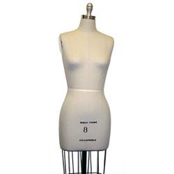 Feiyue Missy-Type Professional Dress Form w/ Hips - Sizes 0-10