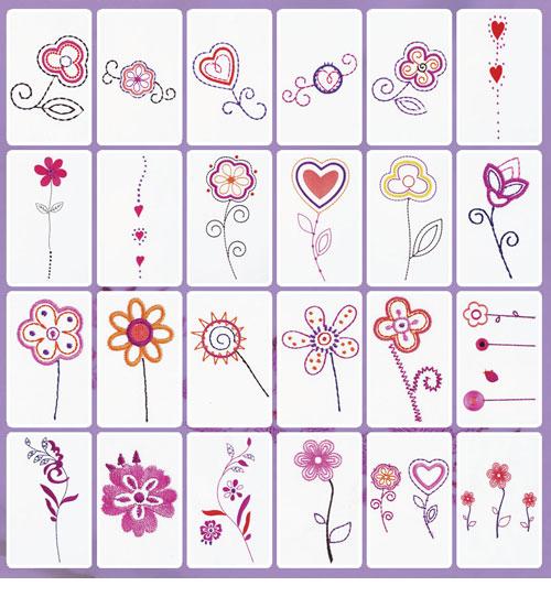 Inspira Flower Fun Embroidery Collection Software (CD)