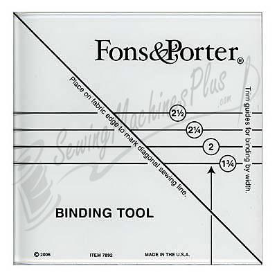 Fons & Porter Binding Tool