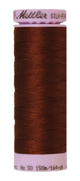 Mettler Silk-Finish 50wt.164 Yards- Color Friar Brown (9105-0173)