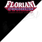 FU01 - Floriani Mixed Embroidery Thread, Black/White, 1,100yd spool