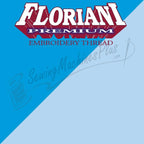 FU14 - Floriani Mixed Embroidery Thread, Ocean/Lt. Blue, 1,100yd spool