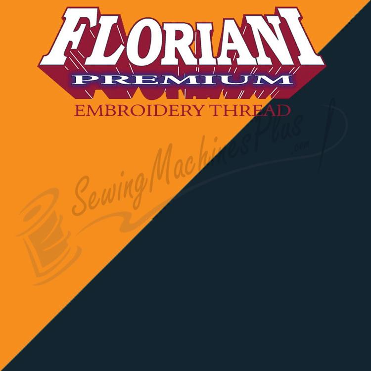 FU06 - Floriani Mixed Embroidery Thread, Orange/Black, 1,100yd spool