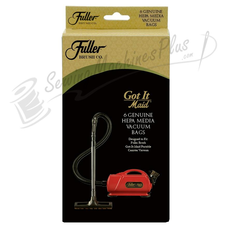 6-Pack Fuller Brush HEPA Media Vacuum Bags for Got It Maid FGH-6