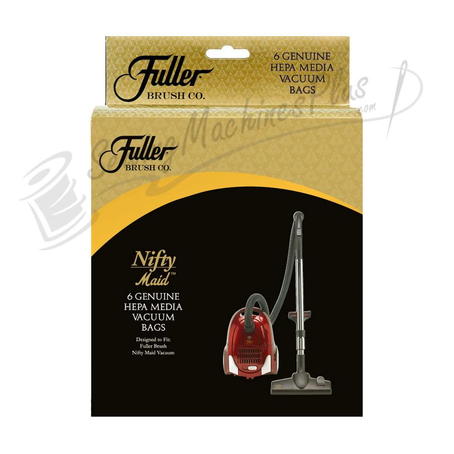 6-Pack Fuller Brush HEPA Media Vacuum Bags for Nifty Maid FNH-6