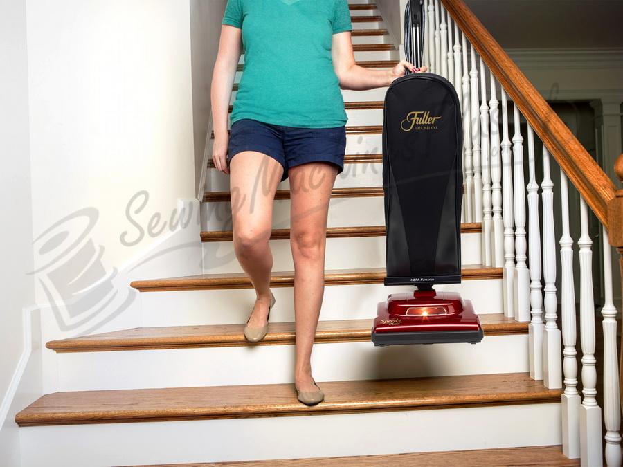 Fuller Brush Speedy Maid Ultra Lightweight Upright Vacuum (FB-SM) Red