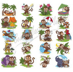 Dakota Collectibles Funny Monkey Embroidery Designs - 970305