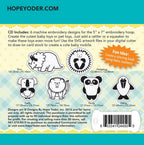 Zoo Babies Embroidery CD w/SVG - Designs by Hope Yoder