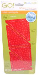 AccuQuilt Go! Geometric Die - 3" Half Square Triangle - Block E  by AccuQuilt (55009-3)