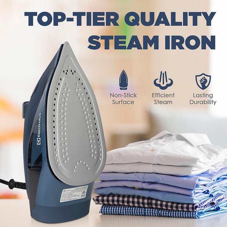 Electrolux 1700W Essential Steam Iron (Black) - Sewingmachinesplus.com