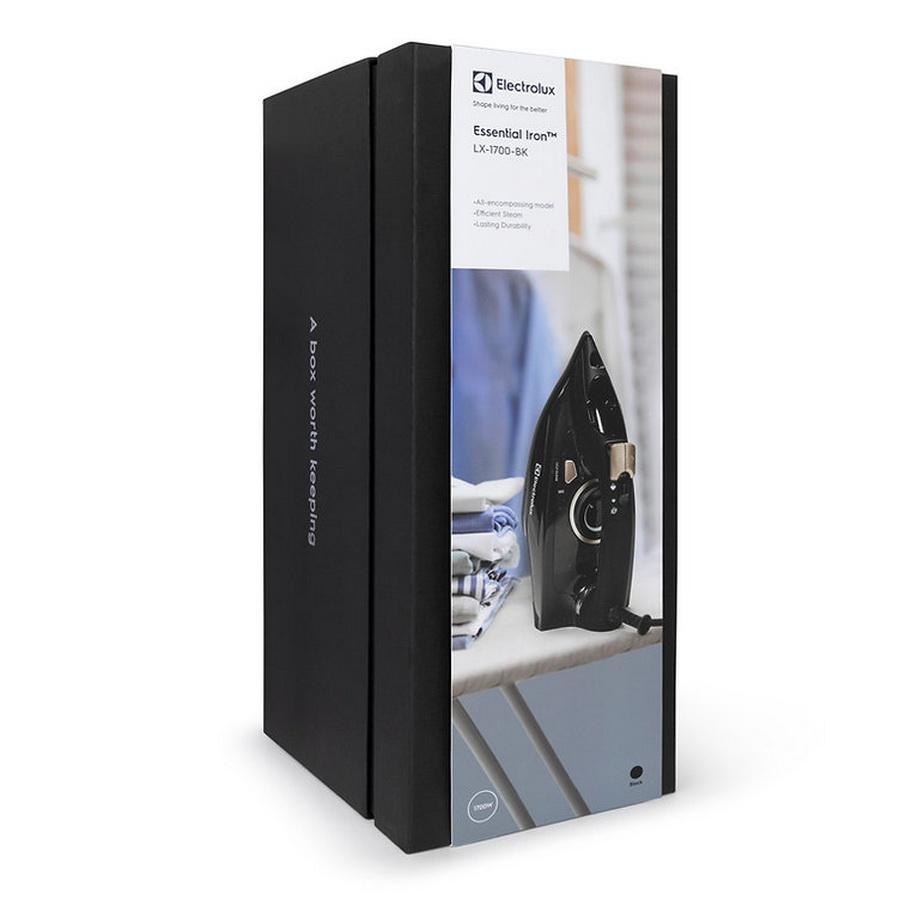 Electrolux 1700W Essential Steam Iron (Black) - Sewingmachinesplus.com