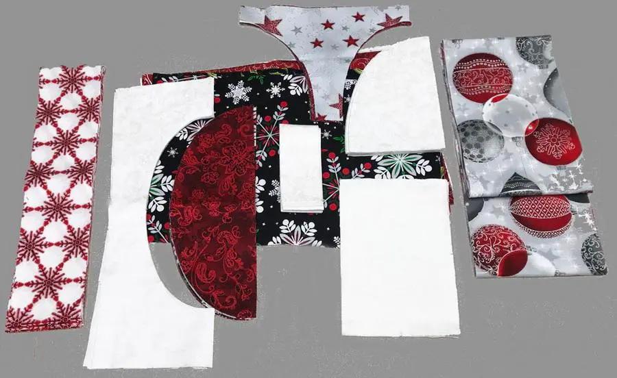 Quilter's Paradise Christmas Ornaments Fabric Kit - Sewingmachinesplus.com