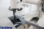 Techsew 2900L 18" Cylinder Patching Industrial Sewing Machine with Assembled Table and Motor - Sewingmachinesplus.com