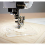 Janome 1/4 Inch Ruler Foot for High Shank, Low Shank or Straight Stitch 7mm/9mm - Sewingmachinesplus.com