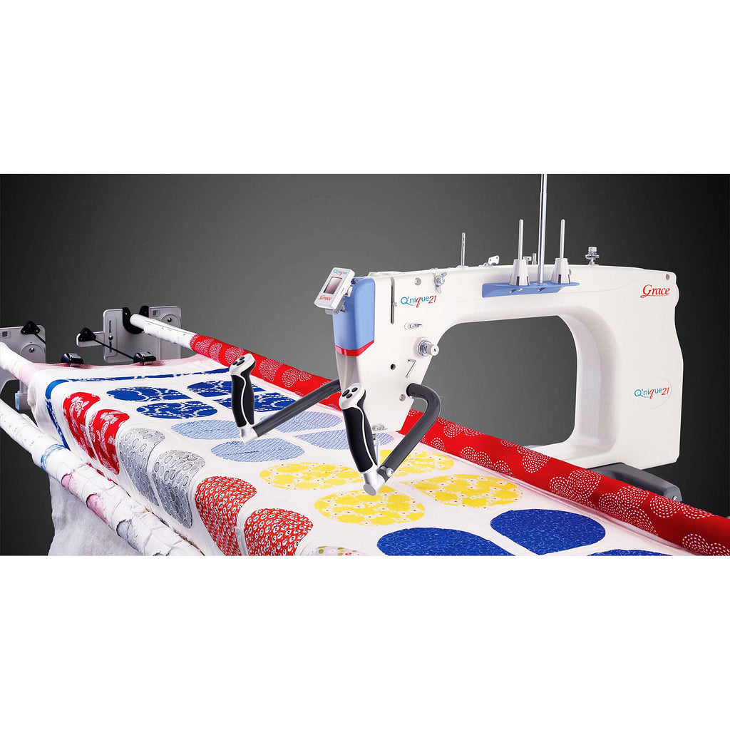 Refurbished Qnique 21R Long Arm Quilting Machine - Sewingmachinesplus.com