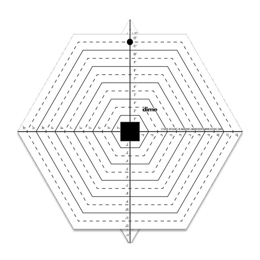 DIME Center It - Quilting Templates 15pk - Sewingmachinesplus.com