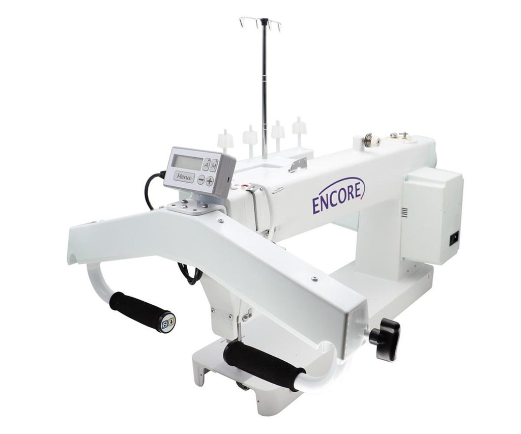 Encore 18x8 Inch Long Arm Quilting Machine w/ Stitch Regulation and FREE Choice of 10 Foot or 12 Foot Phoenix Frame