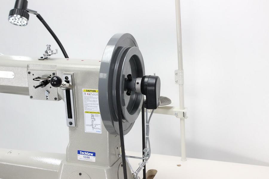 Techsew 5100 Special Edition 16" Cylinder Heavy Duty Compound Feed Industrial Sewing Machine - Sewingmachinesplus.com