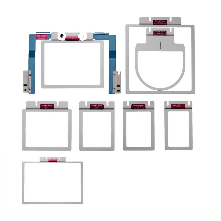 Durkee EZ Frames 8 PC set for the Ricoma 1010 Embroidery Machine - Sewingmachinesplus.com