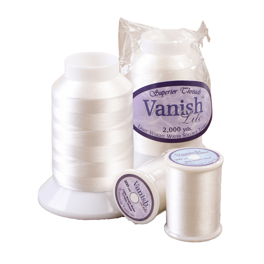 Vanish Lite Water Soluble Thread 2000yds (12082) - Sewingmachinesplus.com