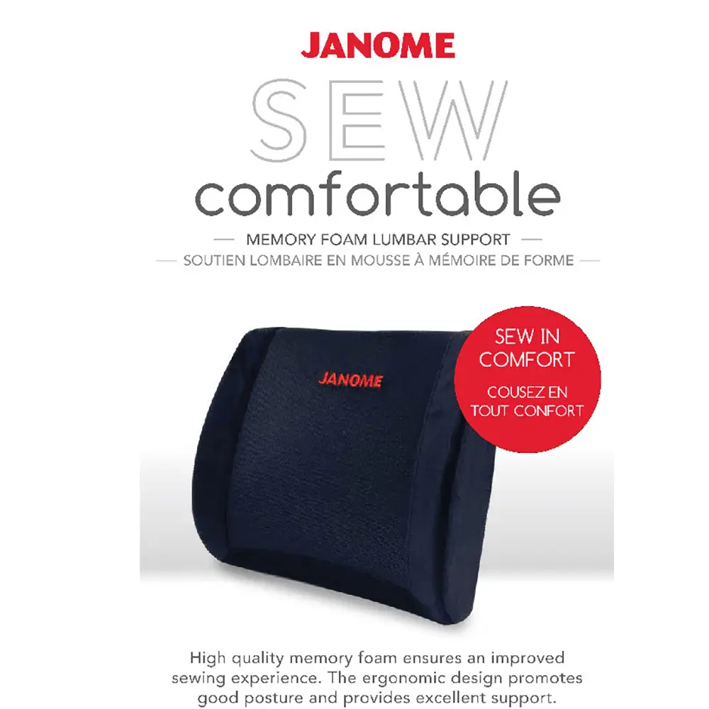 Janome Sew Comfortable Cushion (JALUMBAR) - Sewingmachinesplus.com