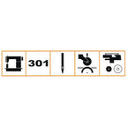 Highlead GC24618 Series Industrial Sewing Machines with Assembled Table and Servo Motor
