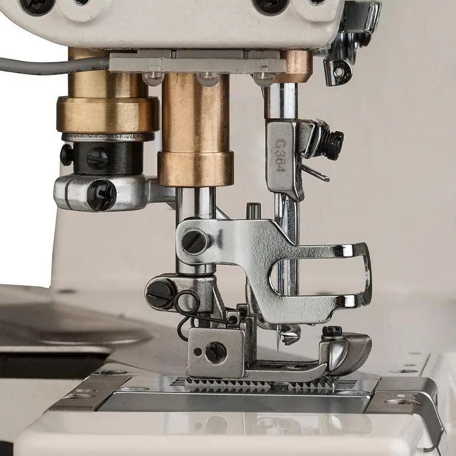 Reliable 3000IC Cylinder Bed Interlock Direct Drive Motor, Cover Stitch with Assembled Table and Uberlight 3100TL Light Lamp - Sewingmachinesplus.com