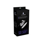 Laurastar 3D protective soleplate packaging for Pulse and S7A ironing systems, black box with SO SOFT text