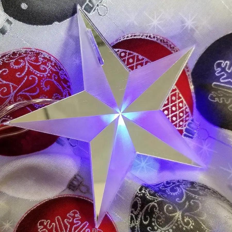 Quilter's Paradise Reflections Star Mirrored Ornament - Sewingmachinesplus.com