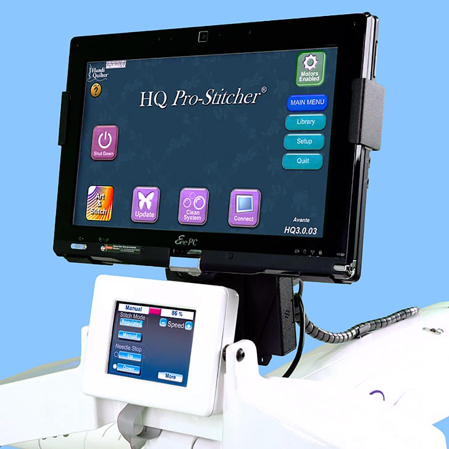 HQ Pro-Stitcher Premium Computerized Quilting System for HQ Sixteen - Free Hands on Training